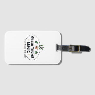 Étiquette À Bagage Magie du Pouce Vert | T-Shirt pour le Jardinage Ur
