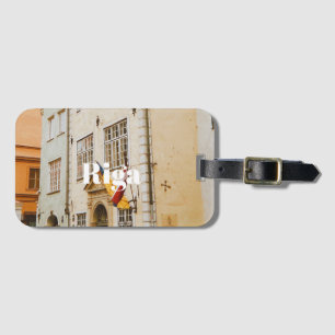 Étiquette À Bagage Magnet photo flexible de la ville de Riga