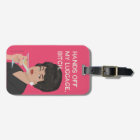 Mains outre de mon bagage…