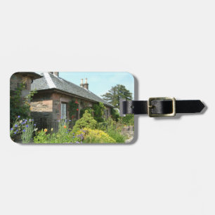 Étiquette À Bagage Maisonnette anglaise II avec jardin fleuri Photogr