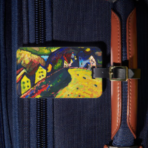 Étiquette À Bagage Maisons Wassily Kandinsky à Murnau. Expressionnism