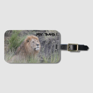 ÉTIQUETTE À BAGAGE MÂLE LION