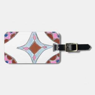 Étiquette À Bagage Mandala Oil Peinture Art Imprimer