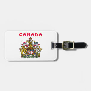 Étiquette À Bagage Manteau du Canada des bras