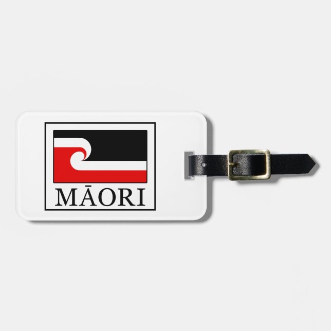 Étiquette À Bagage Maori (Devant horizontal)