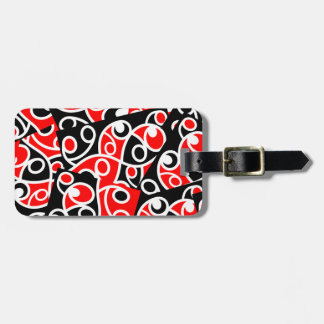 Étiquette À Bagage Maori Kowhaiwhai Tribal Nouvelle-Zélande