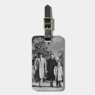 Étiquette À Bagage Marche de famille