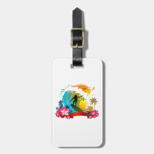 Étiquette À Bagage Marcher Sur La Marche