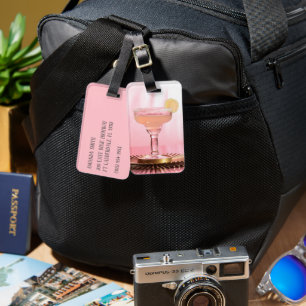 Étiquette À Bagage Margarita rose