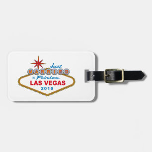 Étiquette À Bagage Marié Dans Fabulous Las Vegas 2016 (Signe)
