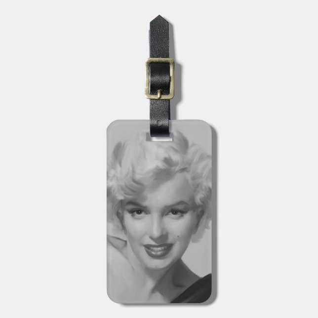 Étiquette À Bagage Marilyn le regard (Devant Vertical)