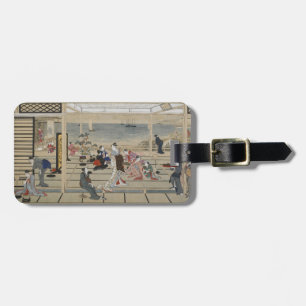 Étiquette À Bagage Marque à bagages personnalisée d'Utamaro's Japanes