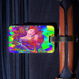 Étiquette À Bagage Marque de bagage de métamorphose de sirène