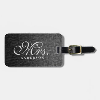 Étiquette À Bagage Marque de bagage monogrammed arrière - plan en cui