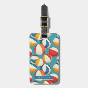 Étiquette À Bagage Marques de bagage à balles de plage