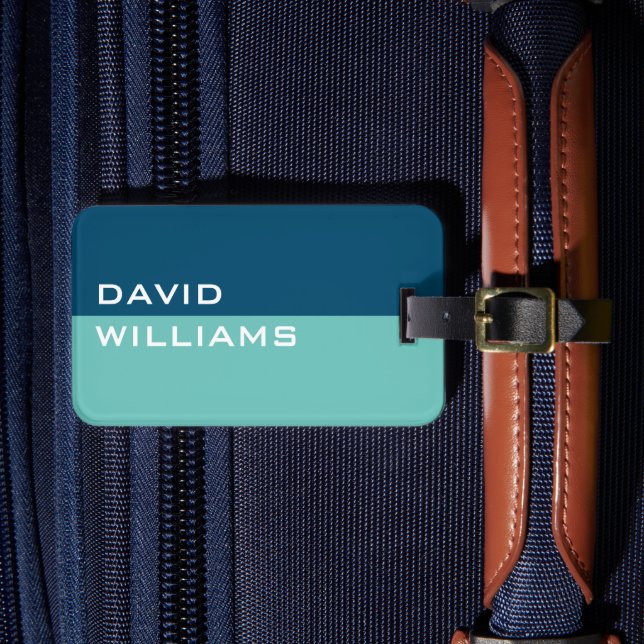 Étiquette À Bagage Marques de bagages personnalisées modernes pour ho (Insitu Rectoal 4)