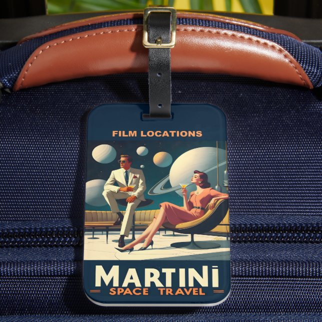 Étiquette À Bagage Martini Space Travel Affiches Emplacements du film (Insitu Rectoal 2)