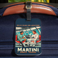 Martini Space Travel Poster Films Sci-Fi Dans L'Es