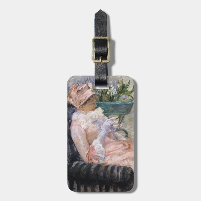 Étiquette À Bagage Mary Cassatt - La Coupe du Thé (Devant Vertical)