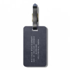 Masculine en cuir bleu gras monogramme