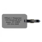 Masculine Monogramme Style Exécutif - Gris Argent