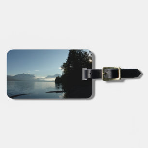 Étiquette À Bagage Matin au lac McDonald dans le parc national des Gl