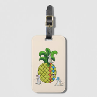 Étiquette À Bagage Mäuse nähen Ananas