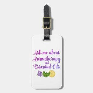 Étiquette À Bagage Me demander Aromathérapie Essential Oils Business