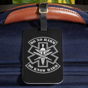 Étiquette À Bagage Médecine de combat - Patch spartiate