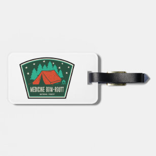 Étiquette À Bagage Medicine Bow-Routt Camping forestier national