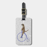 Meerkat Sur Blue Penny Farthing