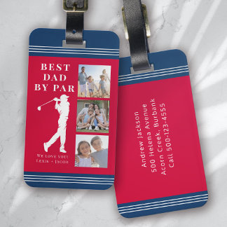 Étiquette À Bagage Meilleur papa par Par Photo Collage