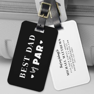 Étiquette À Bagage Meilleur papa par rapport