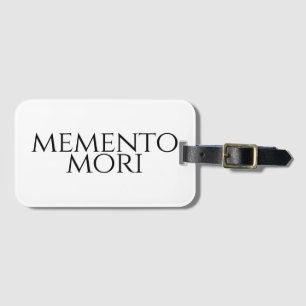 Étiquette À Bagage Memento Mori