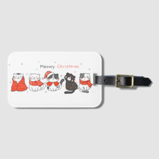 Étiquette À Bagage Meowmy Noël ! Etiquettes à bagages