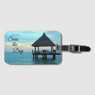 Étiquette À Bagage Mer Beach Hut