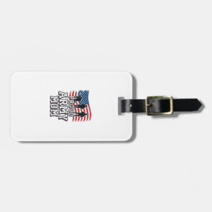 Étiquette À Bagage Mère de l'armée fière Vintage Militaire Patriotiqu