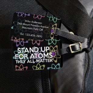 Étiquette À Bagage METTEZ-VOUS À L'ATOMS Citation amusante Dit
