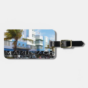 Étiquette À Bagage Miami Beach
