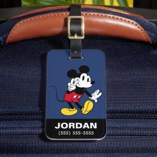 Étiquette À Bagage Mickey Mouse Paix dehors