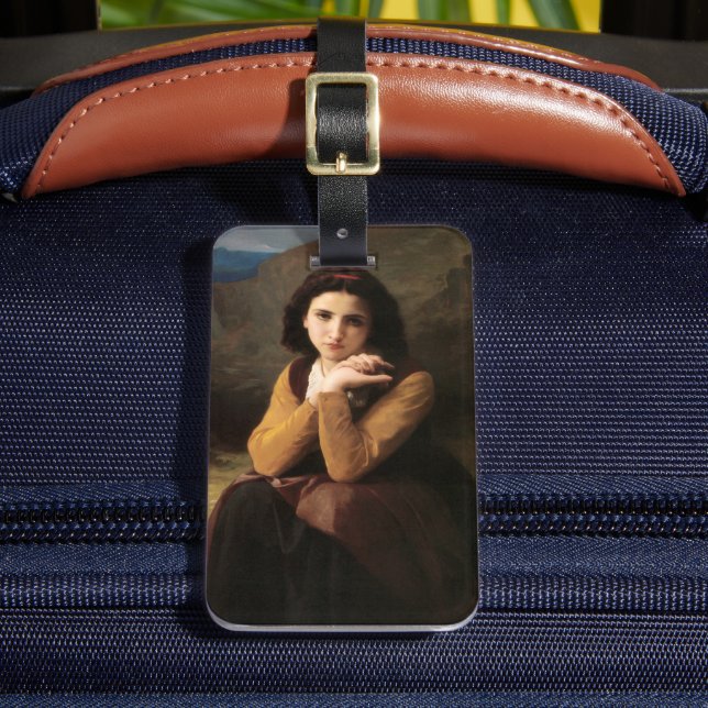 Étiquette À Bagage Mignon Innocence d'une adolescente, Bouguereau (Insitu Rectoal 2)
