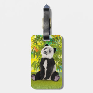 Étiquette À Bagage Mignon ours panda kawaii amoureux des animaux cade