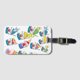 Étiquette À Bagage Mikitiez rainbowbanana animemanga summerdrôle glac