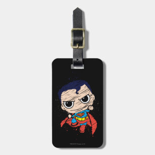 Étiquette À Bagage Mini Superman Sketch - Flying