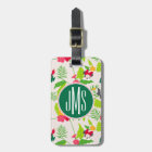 Minnie et Daisy | Monogramme Motif tropical