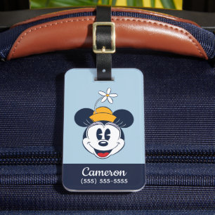 Étiquette À Bagage Minnie Fun Flower Casquette