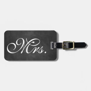 Étiquette À Bagage Mme Chalkboard Luggage Tag
