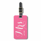 Mme Luggage Tag - rose