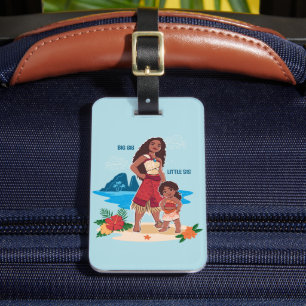 Étiquette À Bagage Moana & Simea : Grande Sœur Petite Sœur