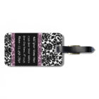 Modèle Damas vintage avec Monogramme